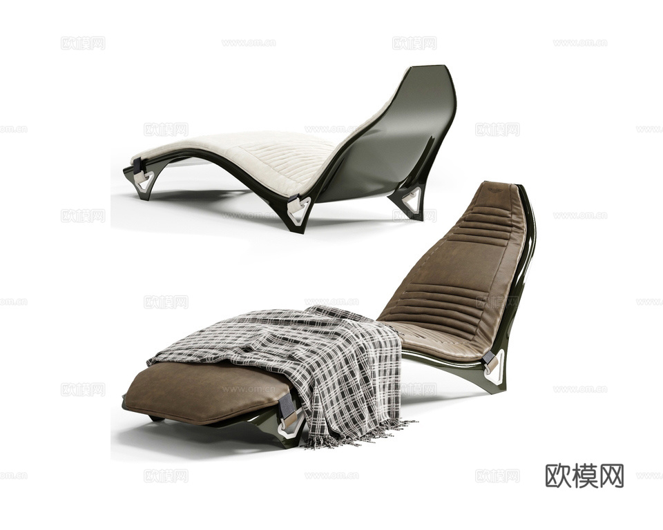 Aston 躺椅3d模型下载