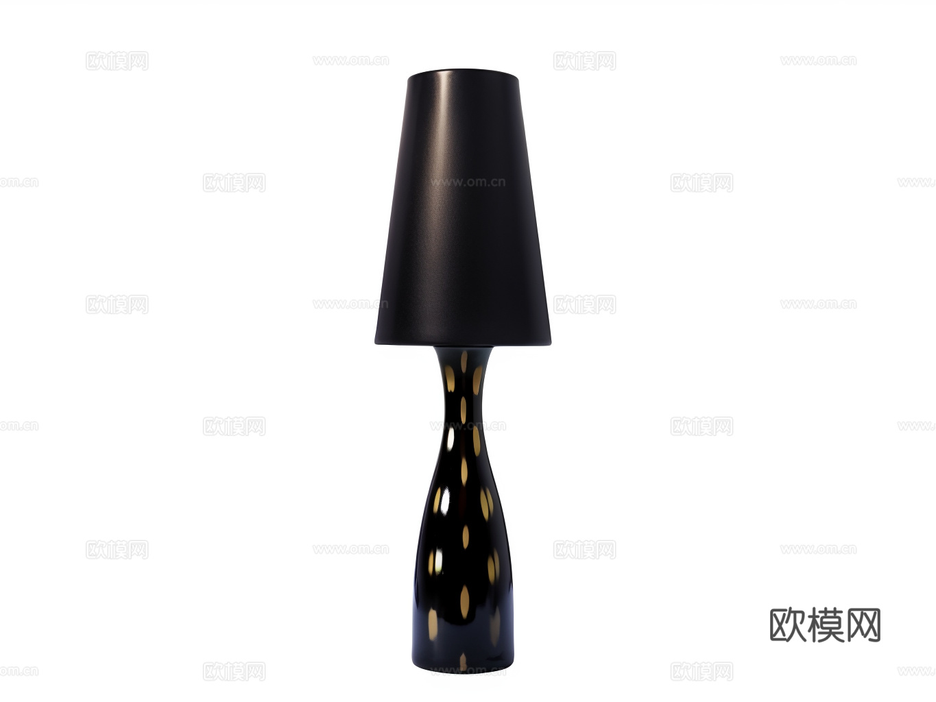 艺术台灯su模型