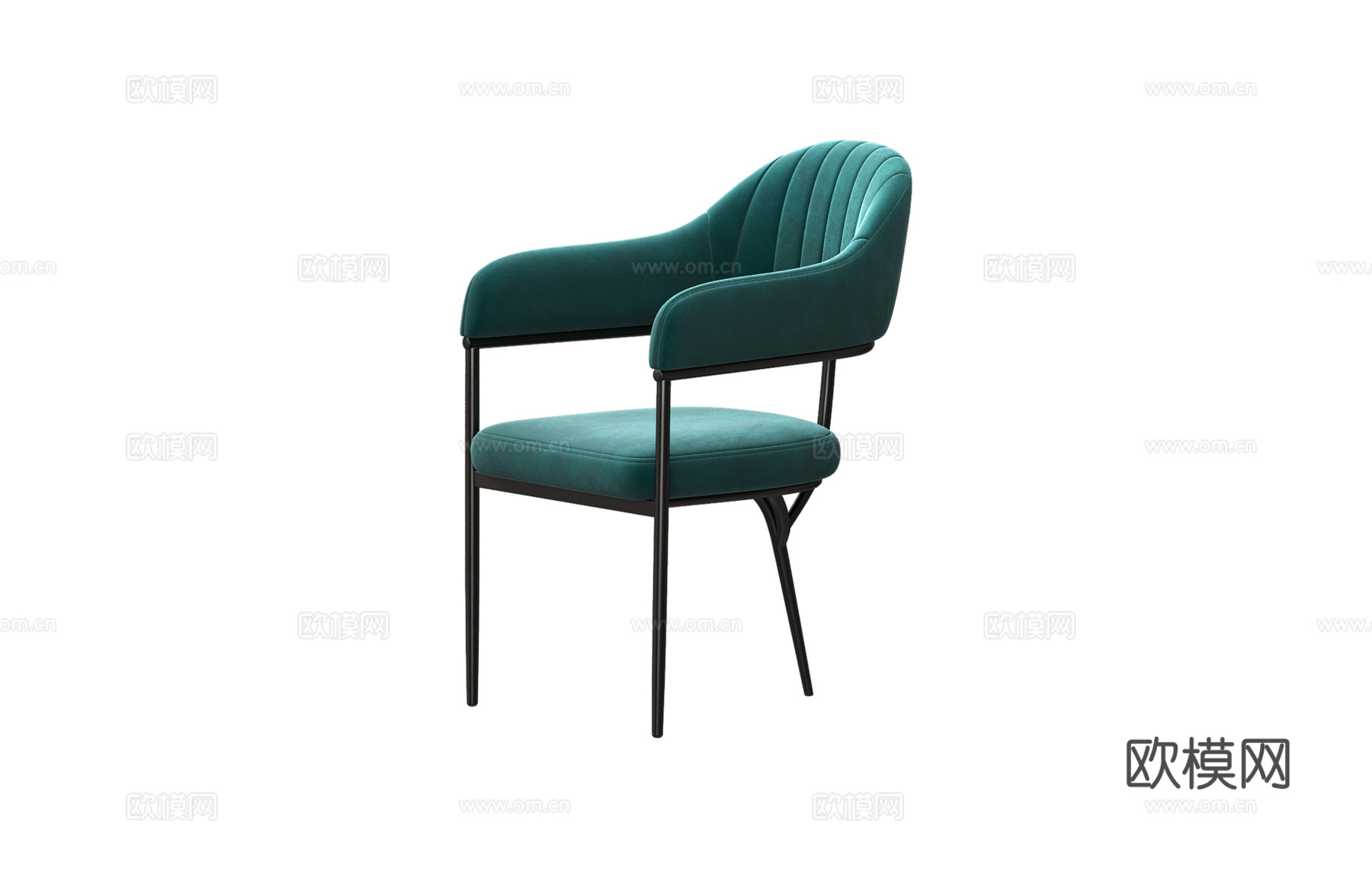 Lavanya Decor  意式餐椅3d模型下载（渲染图2）