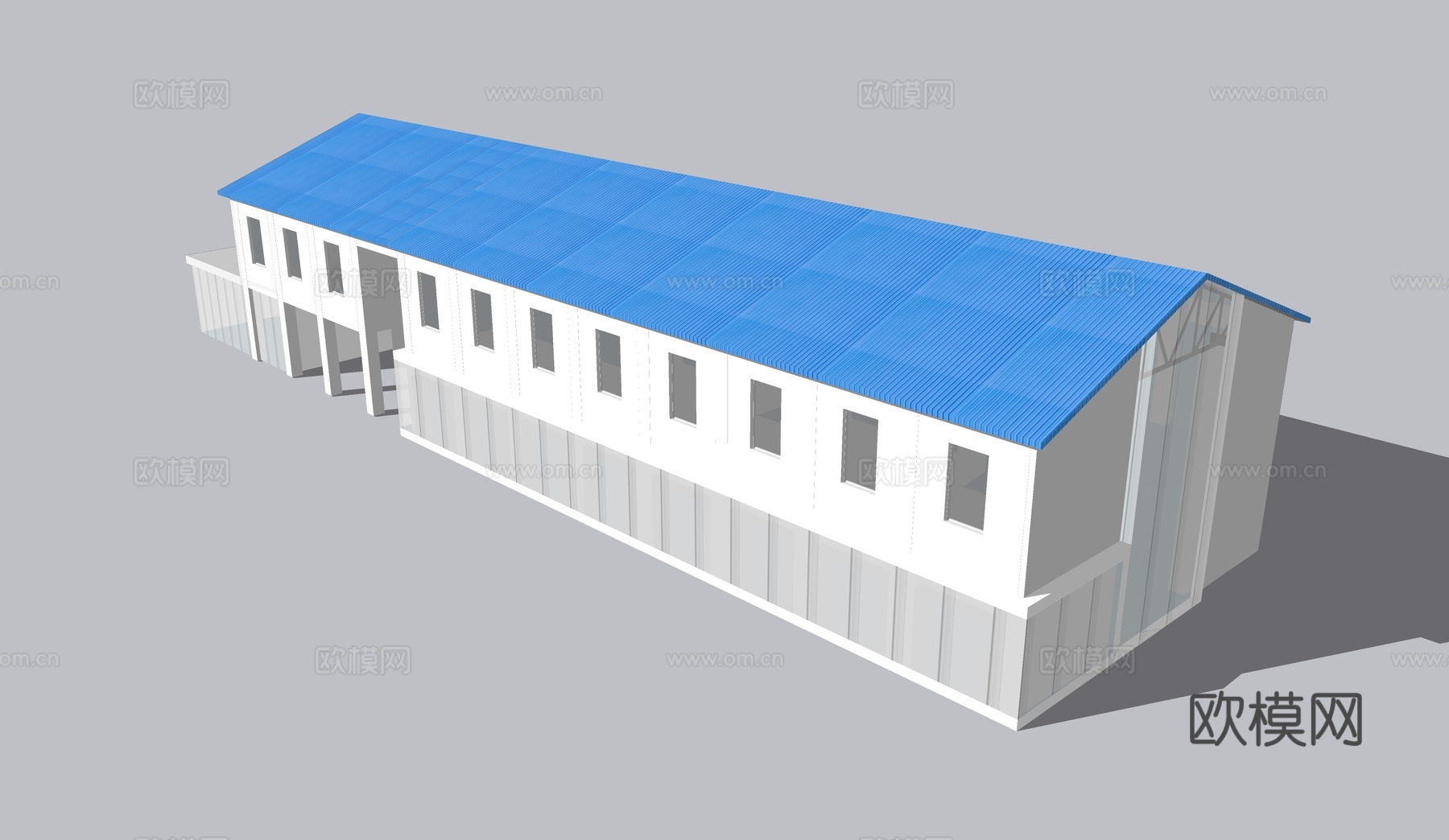 厂房 临时建筑su模型