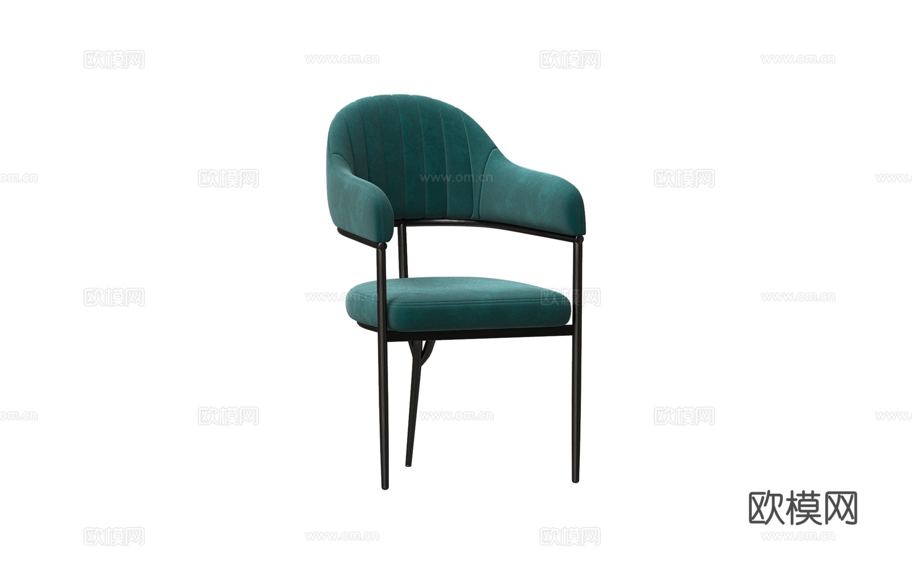 Lavanya Decor  意式餐椅3d模型下载（渲染图1）