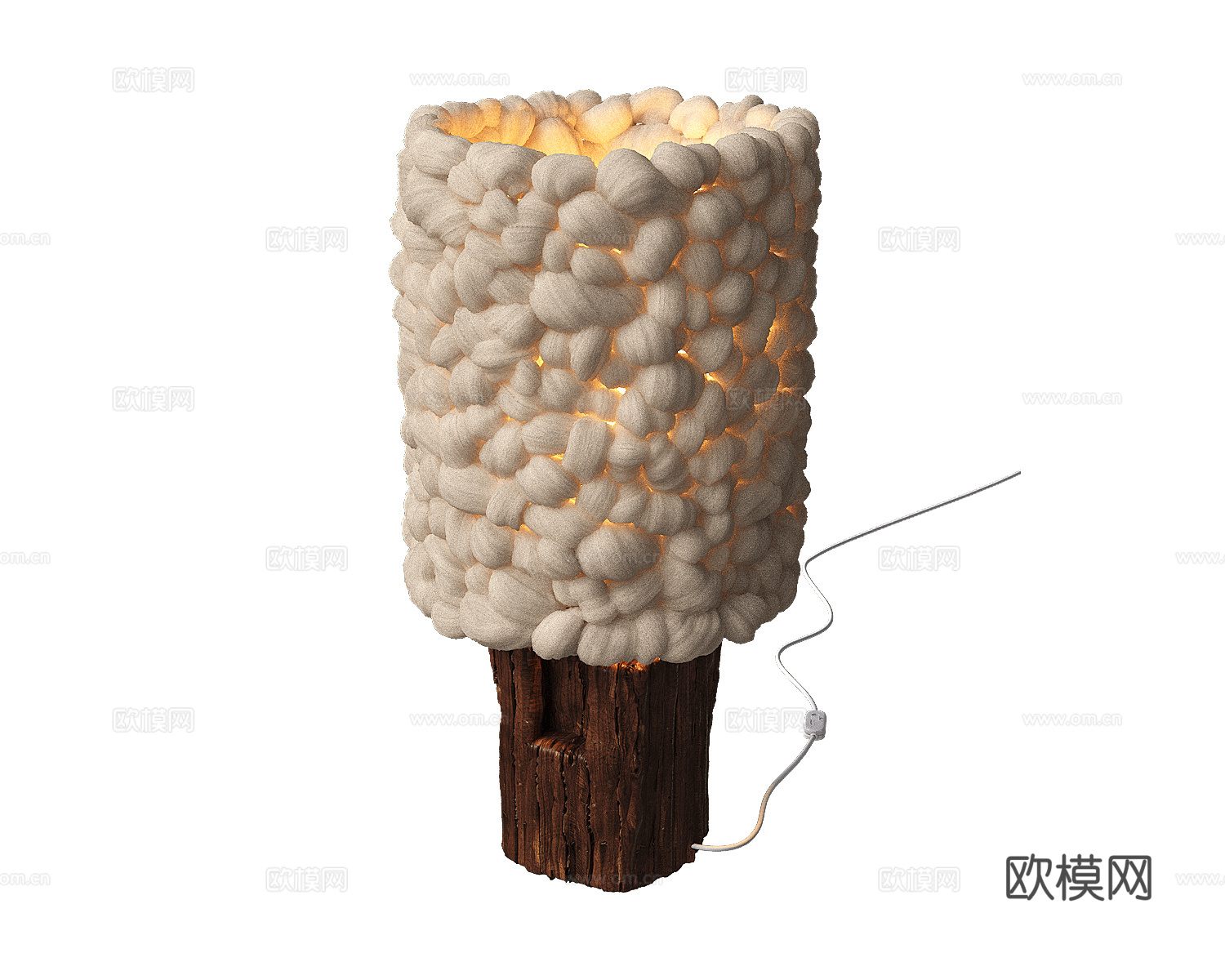 Helen Loom 中古风台灯3d模型下载（渲染图1）