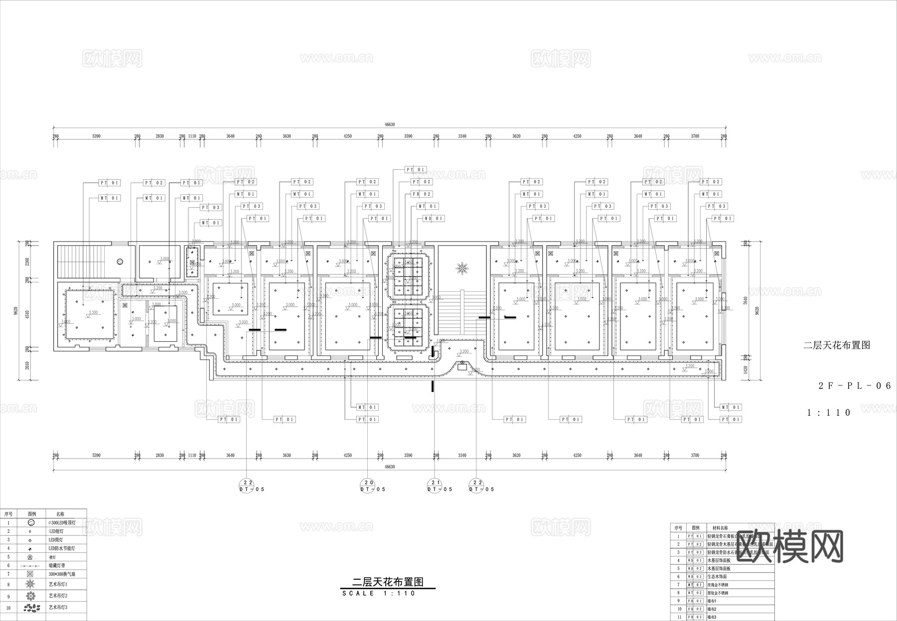 艾灸馆中医馆施工图cad施工图