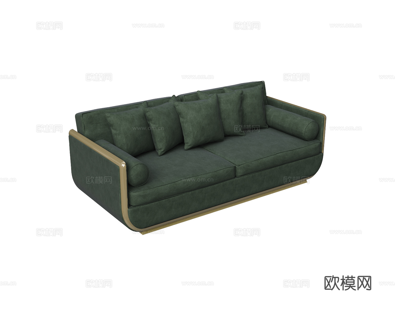 Modenese Luxury Interiors 双人沙发3d模型下载（渲染图2）