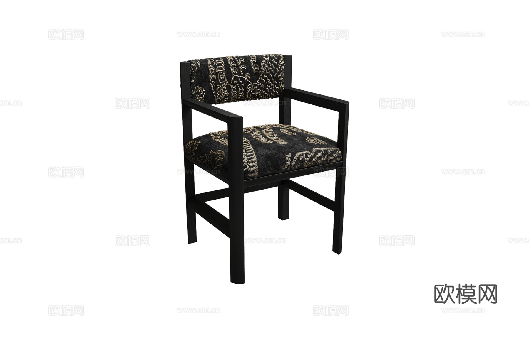Arbore 中古风扶手椅3d模型下载