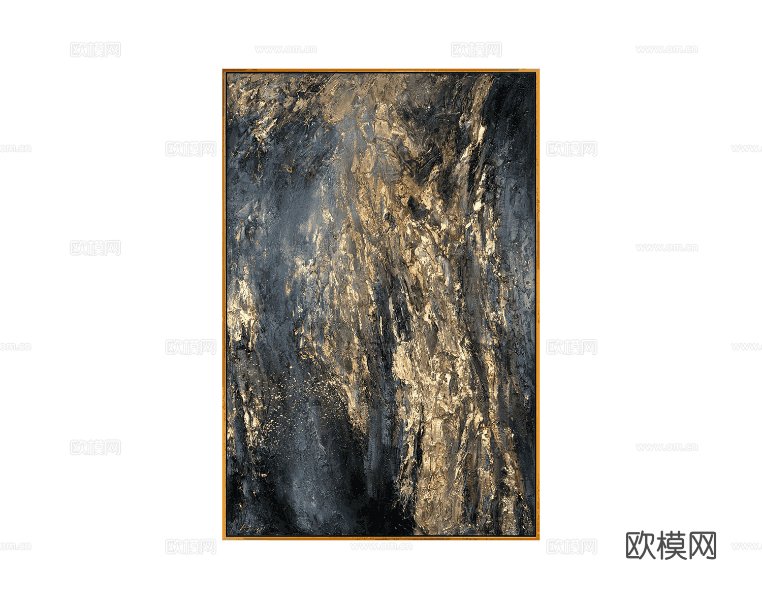 Art 轻奢装饰画免费3d模型下载