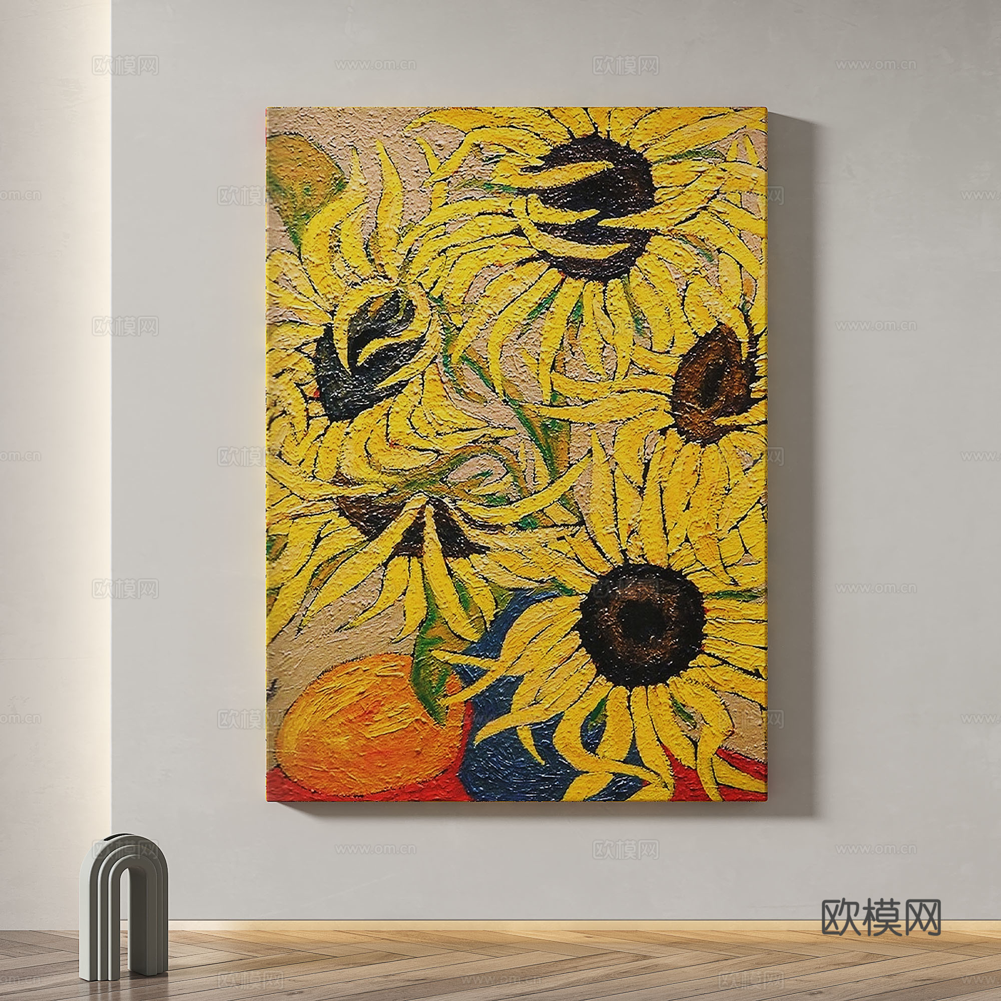 现代，简约，抽象，轻奢，复古，肌理，装饰画3d模型下载