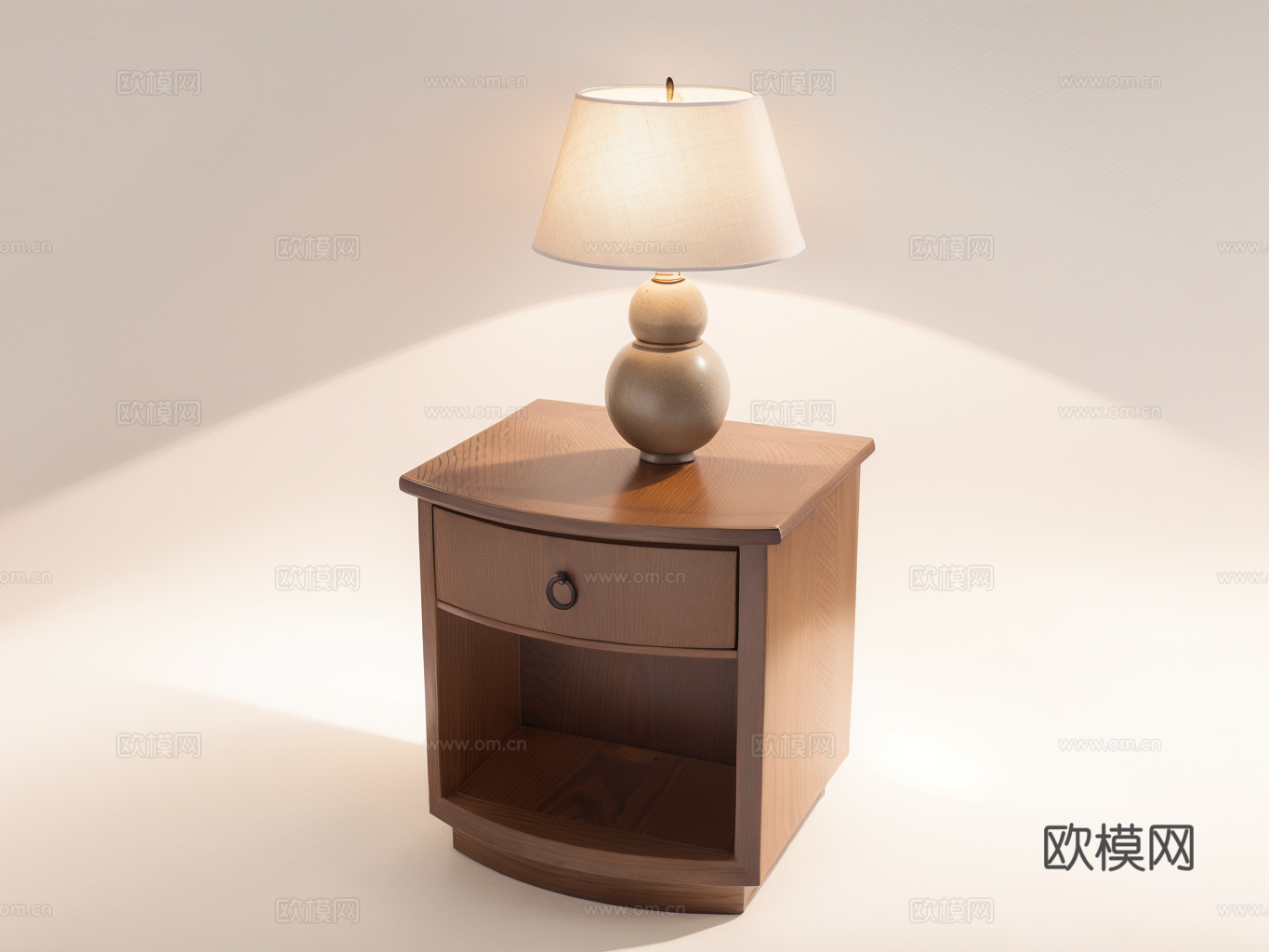 床头台灯su模型