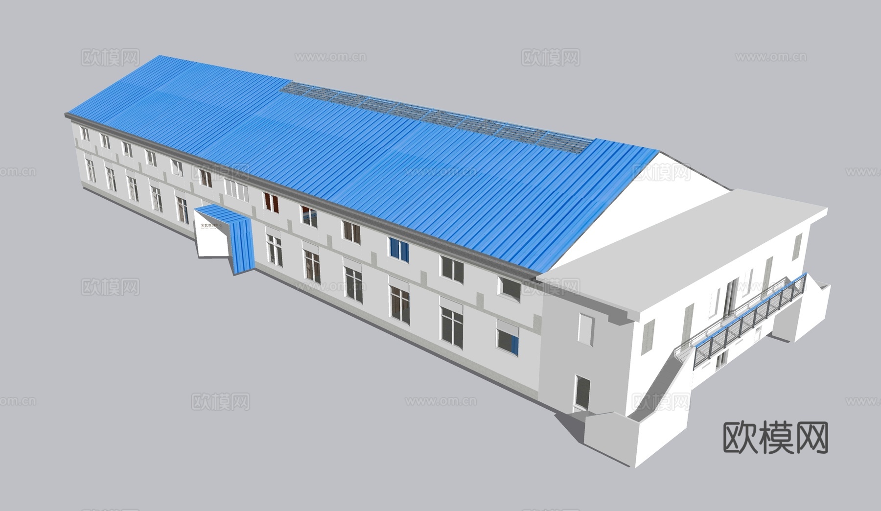 厂房 临时建筑su模型