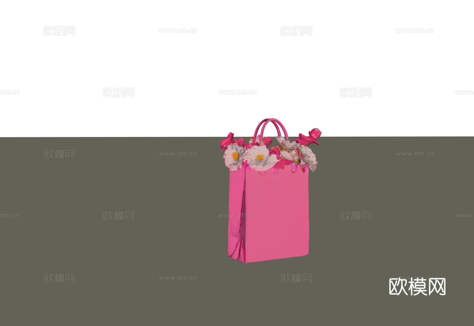 花花艺术装置 商场购物艺术装置 奢侈品店装饰品 香水化妆品店su模型