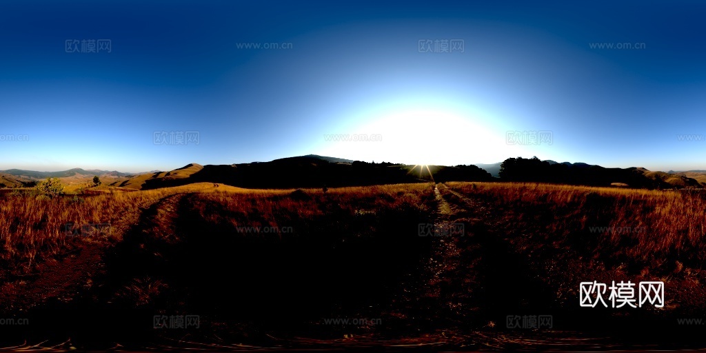乡村风景白天hdr