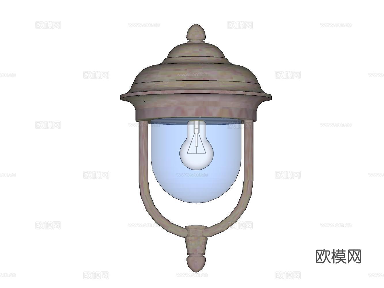 壁灯su模型