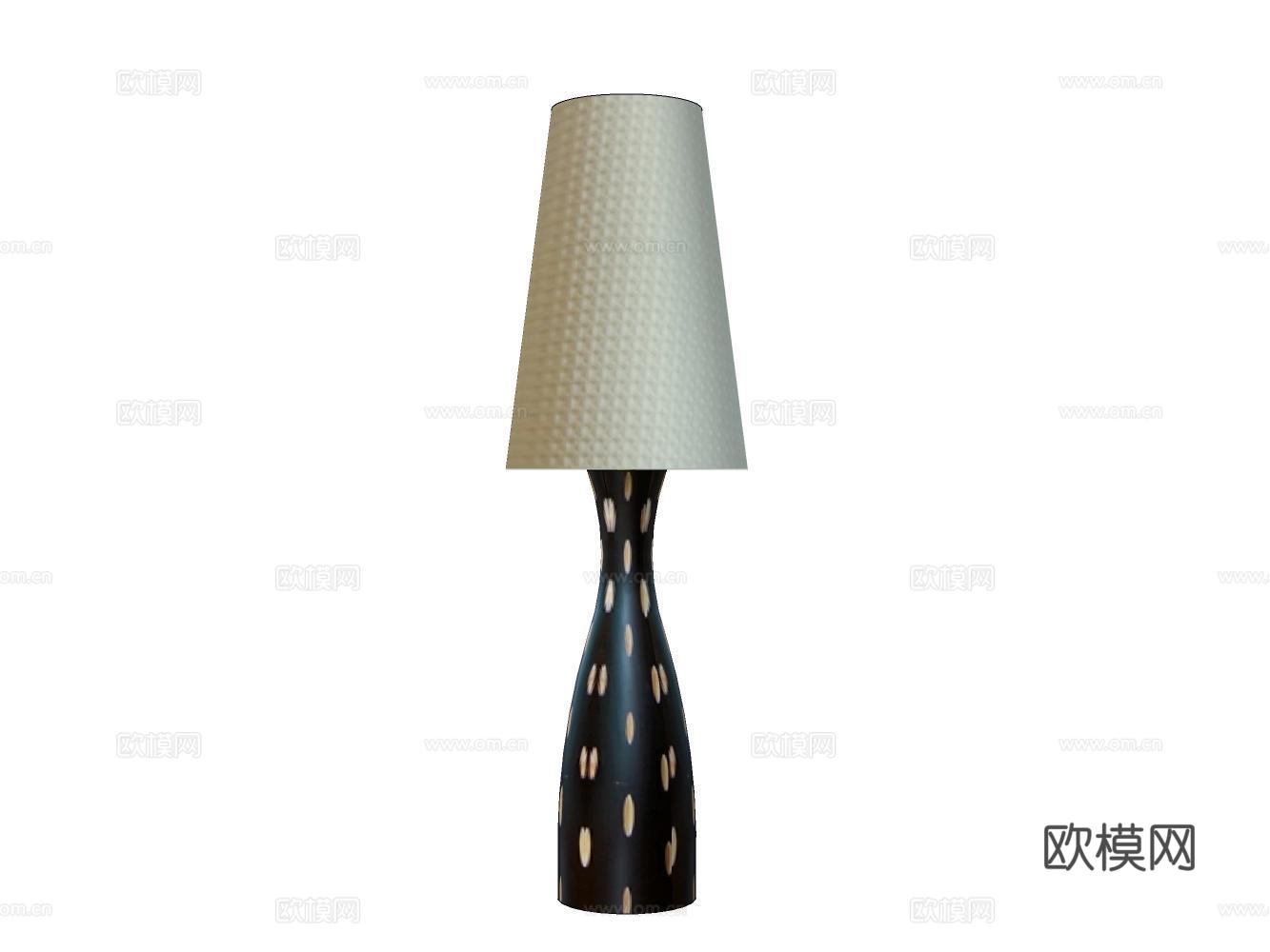 艺术台灯su模型