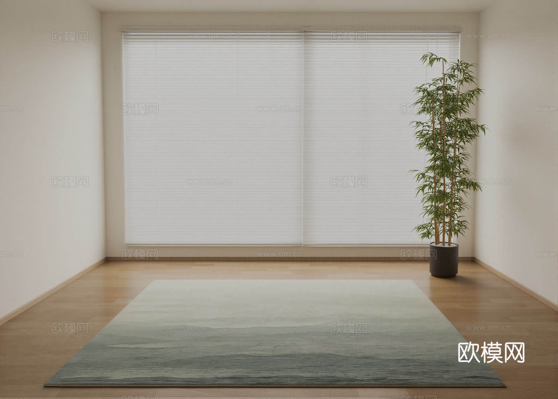 新中式地毯su模型