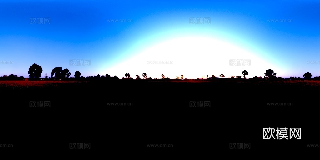 乡村风景白天hdr