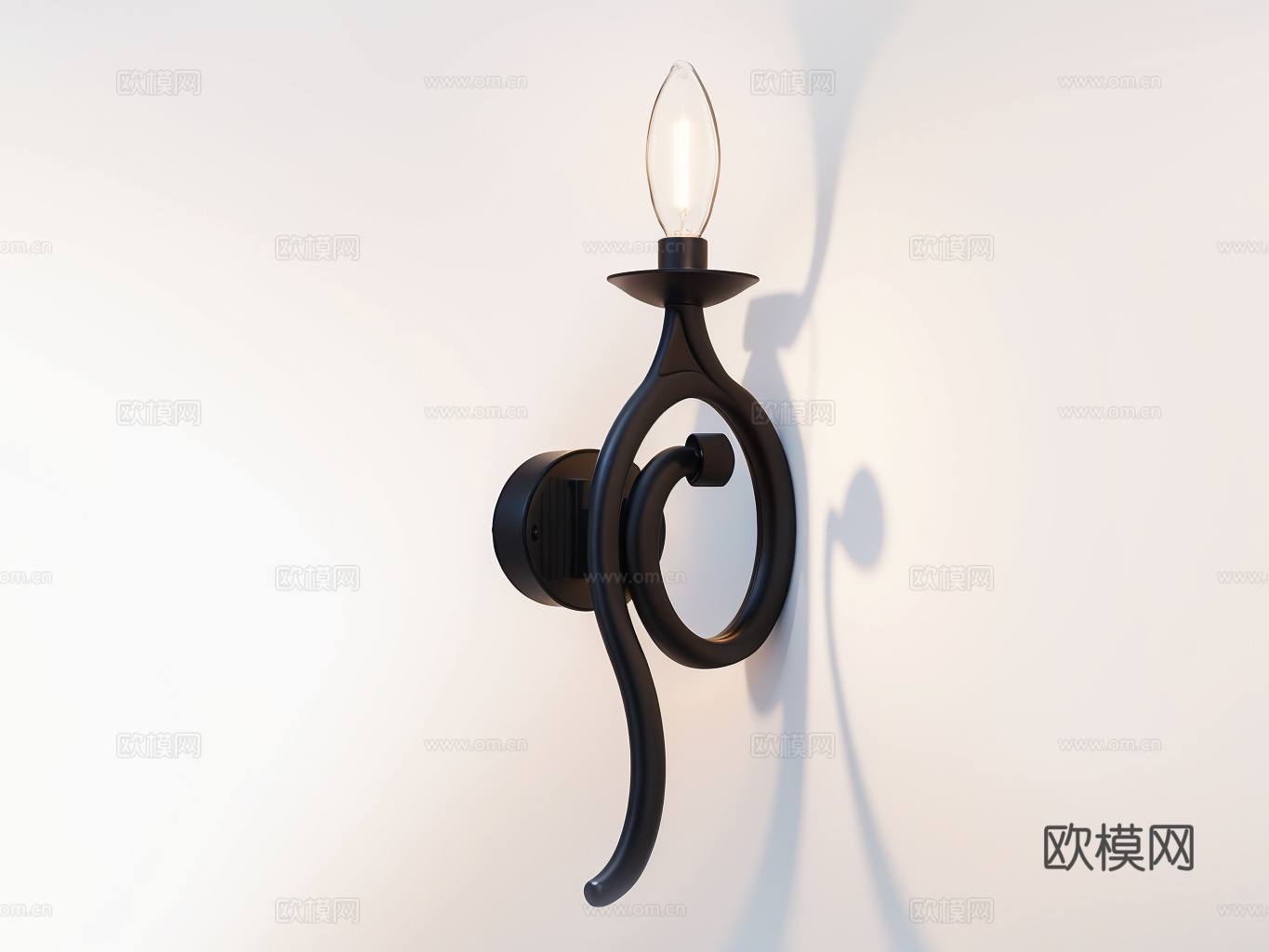 壁灯su模型