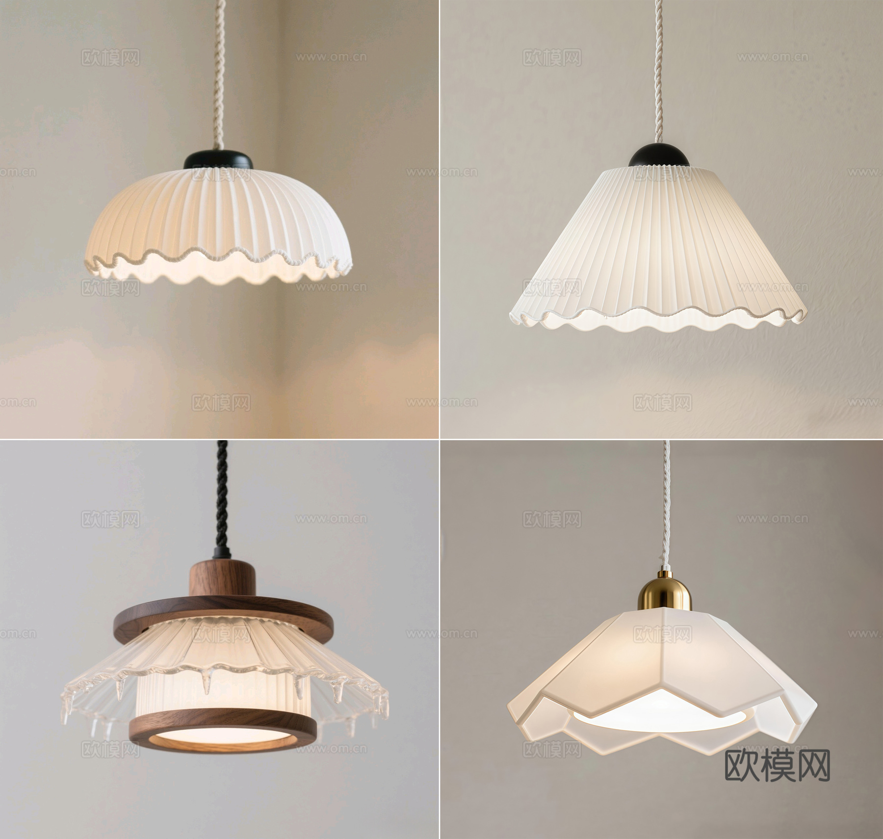 中古风小吊灯 装饰灯 吧台吊灯su模型