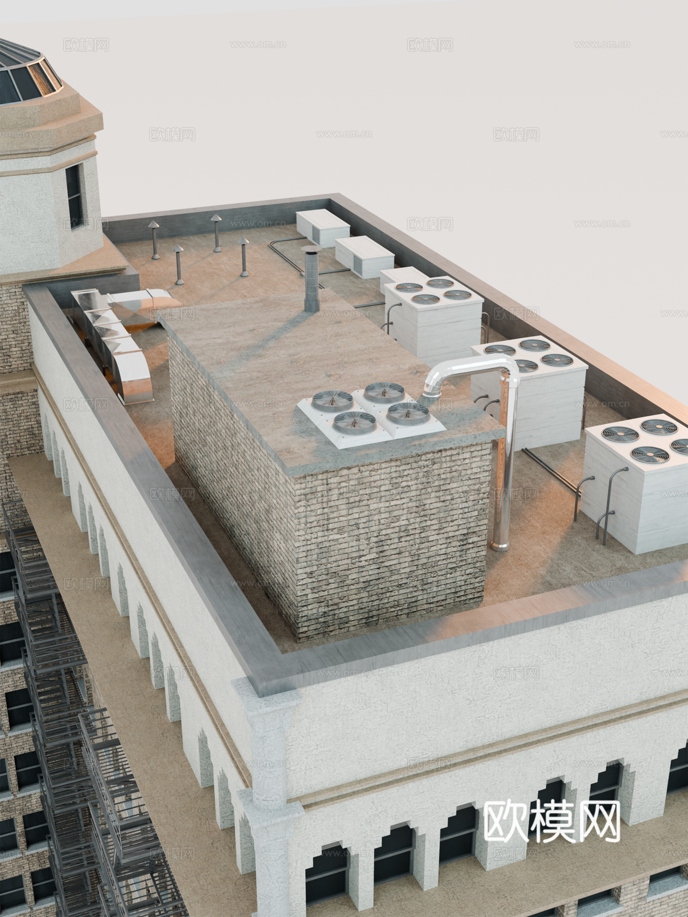 高楼大厦 城市高楼 洛杉矶建筑 写字楼 城市建筑 商业建筑su模型