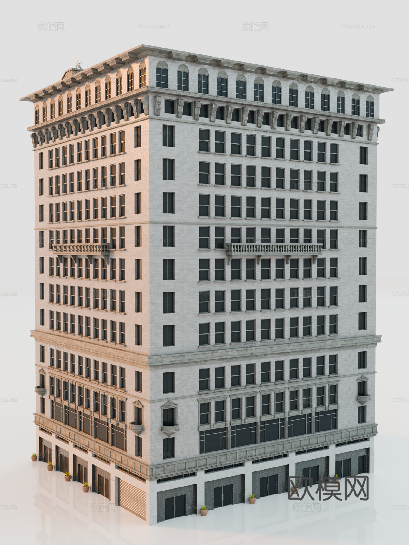 高楼大厦 城市高楼 洛杉矶建筑 写字楼 城市高层建筑 商业建su模型