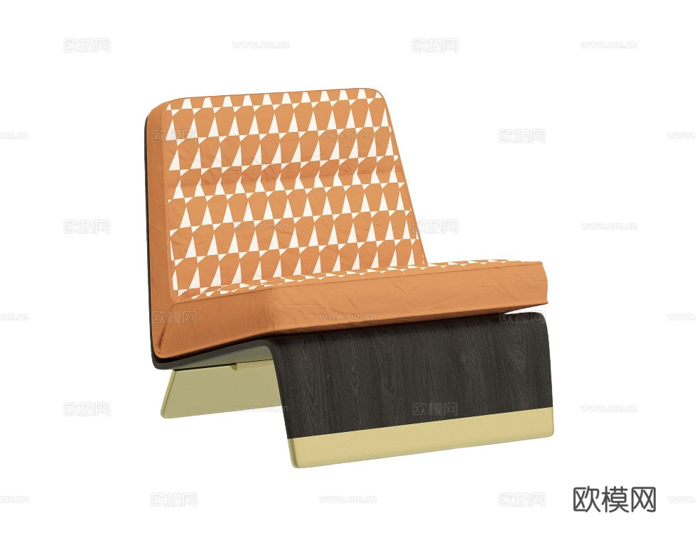 Baxter休闲椅3d模型下载