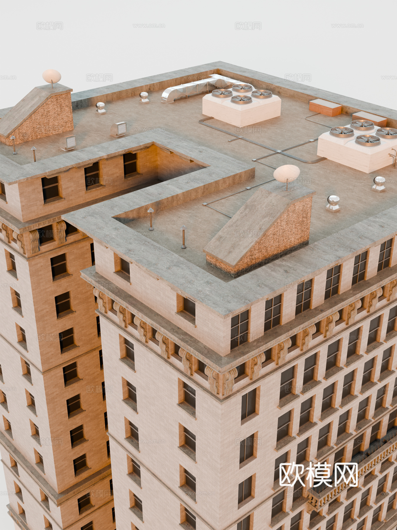 高楼大厦 城市高楼 洛杉矶建筑 写字楼 城市高层建筑 商业建su模型