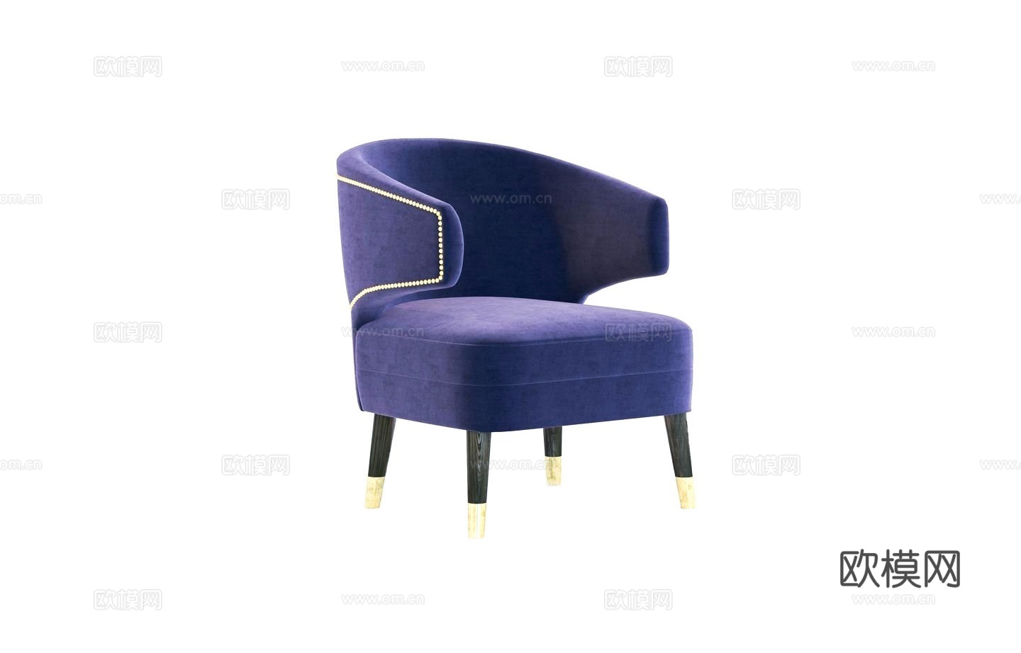 Nuka BRABBU 意式休闲椅3d模型下载