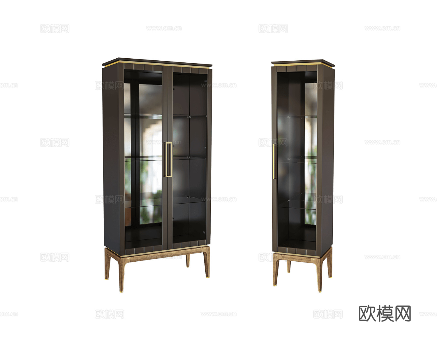 Ambicioni 意式玻璃酒柜3d模型下载