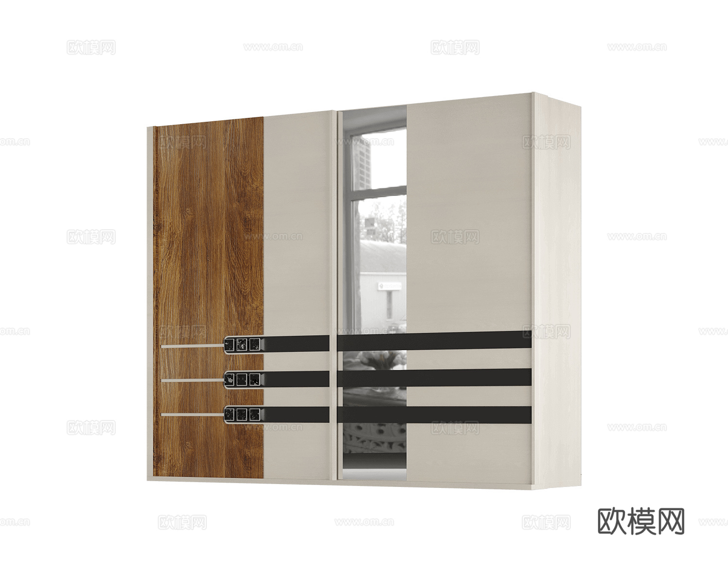 Hasan Guner 衣柜3d模型下载（渲染图1）