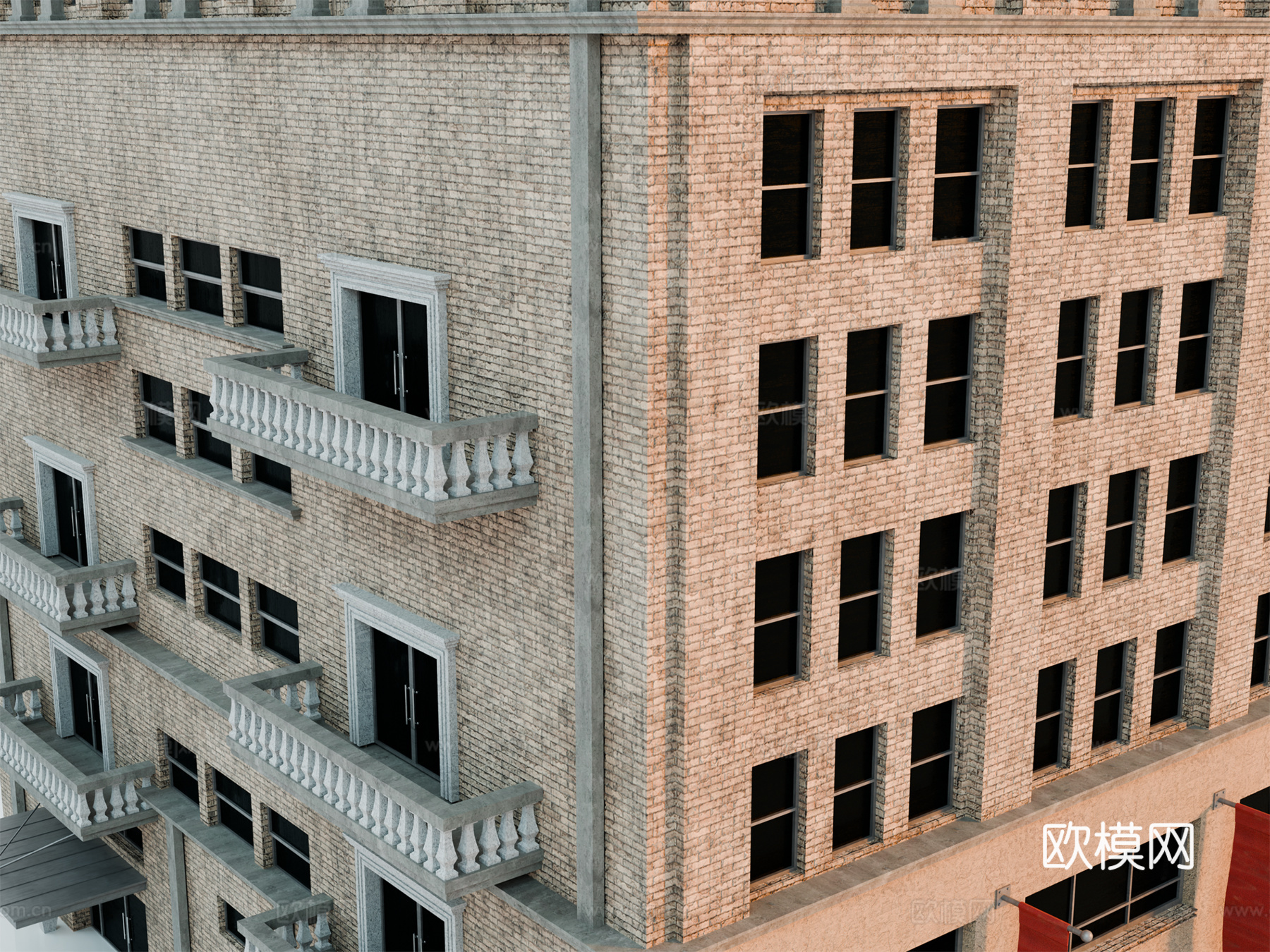 高楼大厦 城市高楼 洛杉矶建筑 写字楼 城市建筑 商业建筑su模型