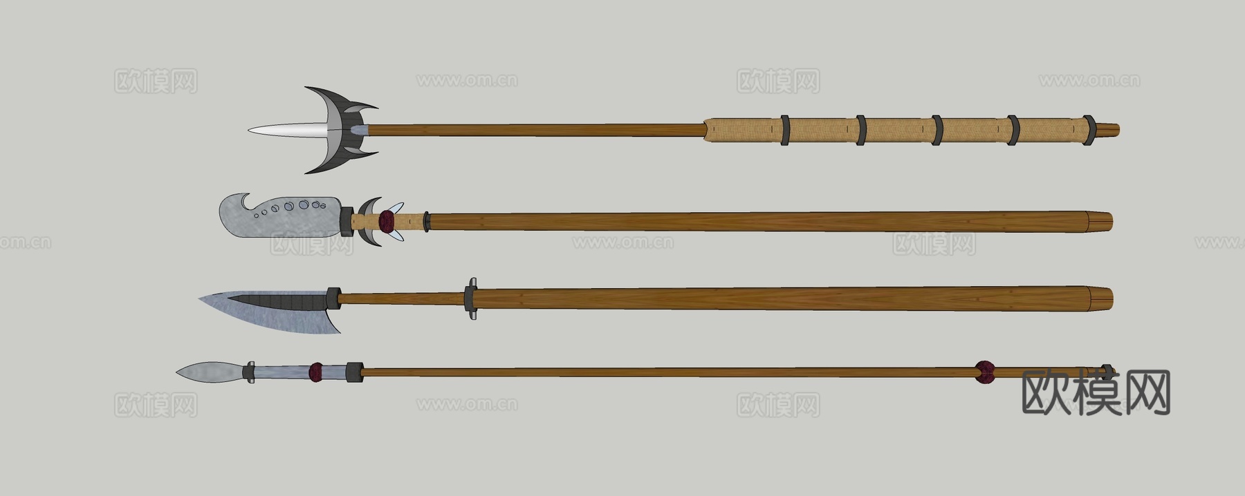 武器su模型