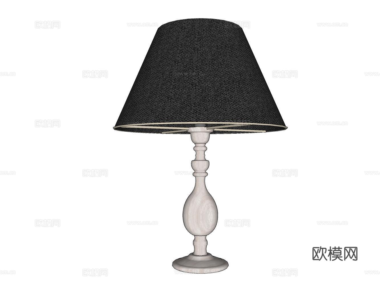 台灯su模型