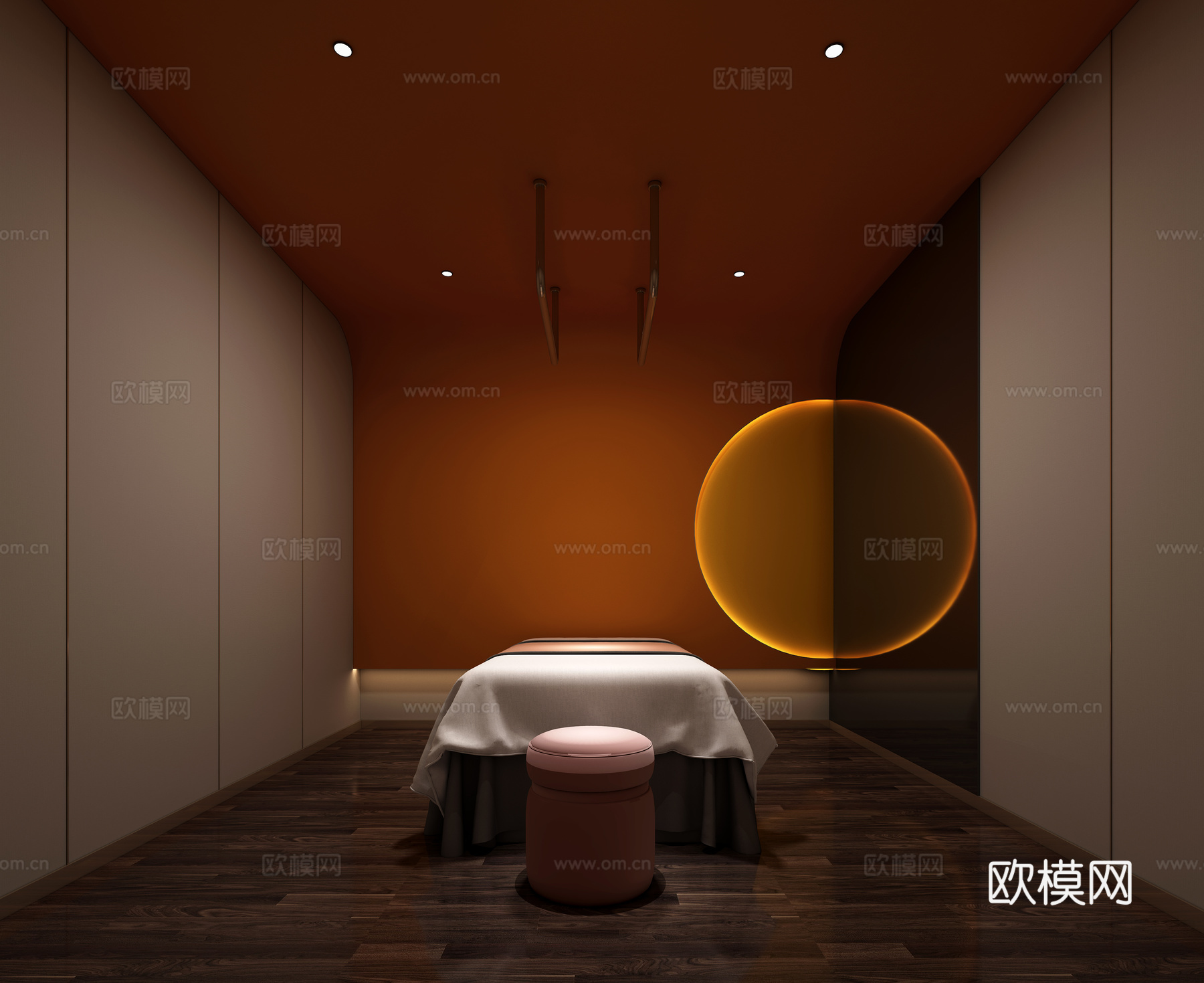 按摩间3d模型下载（渲染图3）