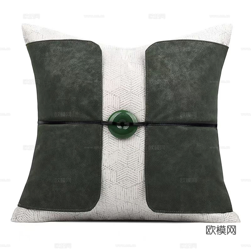 中式抱枕 枕头 印花抱枕  布艺抱枕