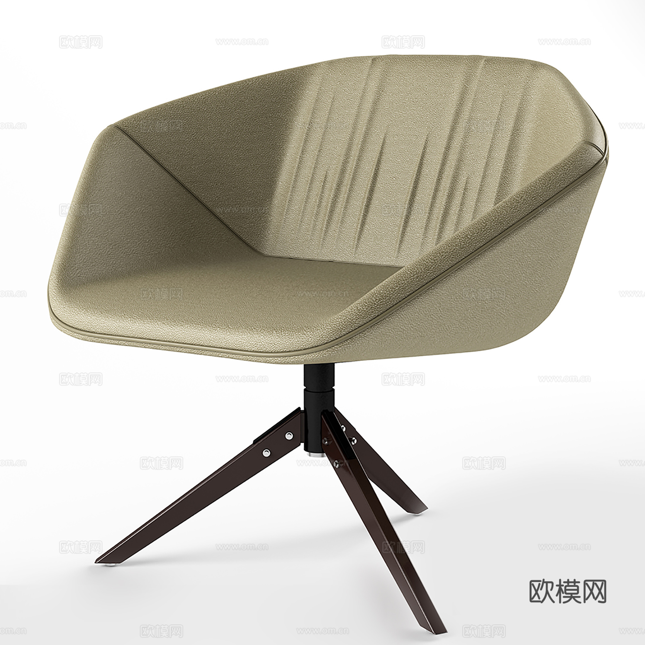 现代办公椅  皮椅 休闲椅  餐椅su模型
