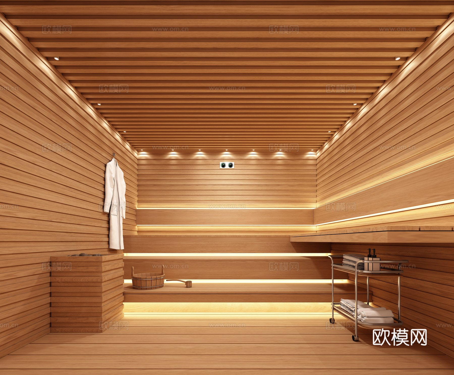 桑拿房3d模型下载