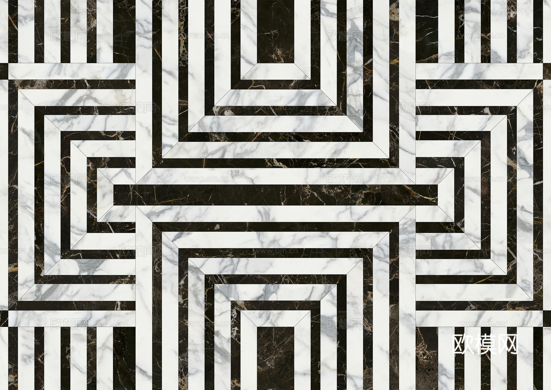 现代几何花砖  石材拼花 小花砖地砖瓷砖下载