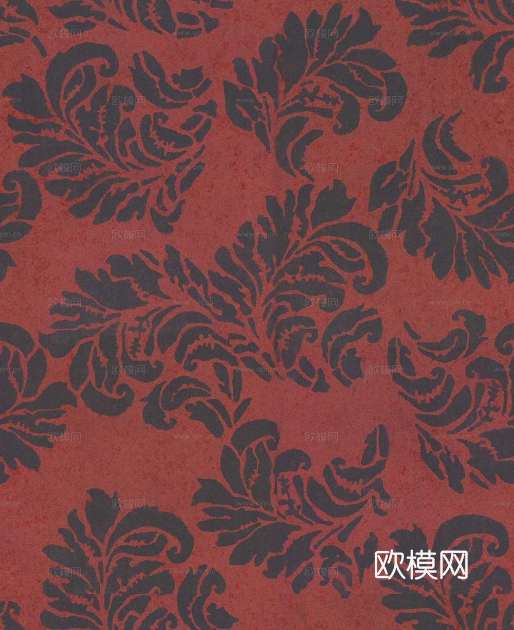 无缝新中式简欧花纹图案 墙纸墙布壁纸壁布