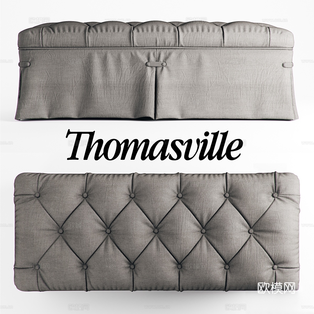 Abbie 储物凳3d模型下载