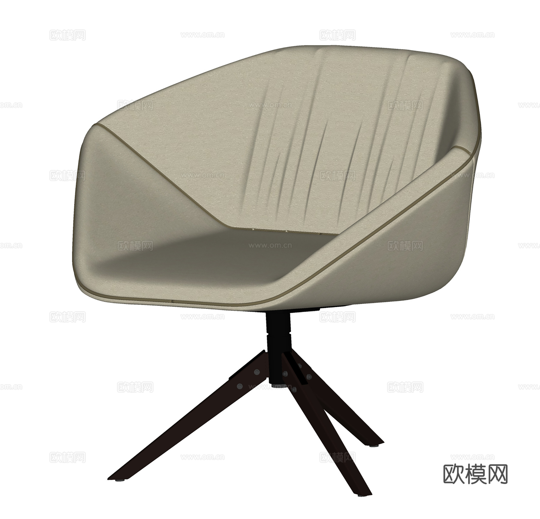 现代办公椅  皮椅 休闲椅  餐椅su模型
