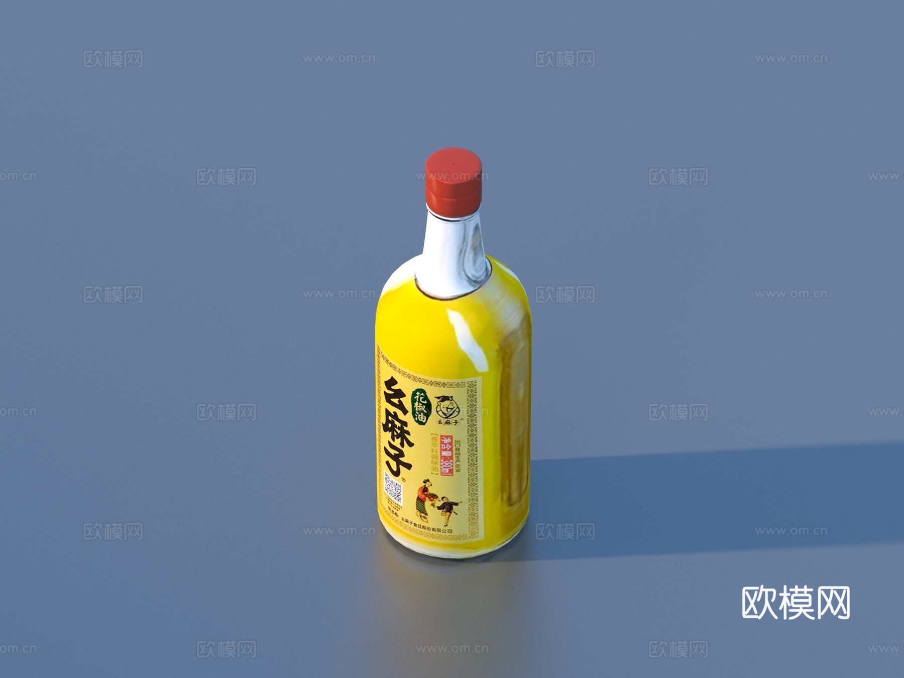 酱油 调味品 调料瓶3d模型下载