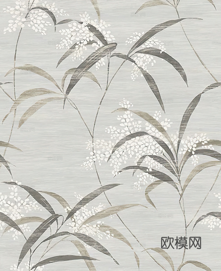 现代新中式画 壁纸壁布墙纸墙布背景墙