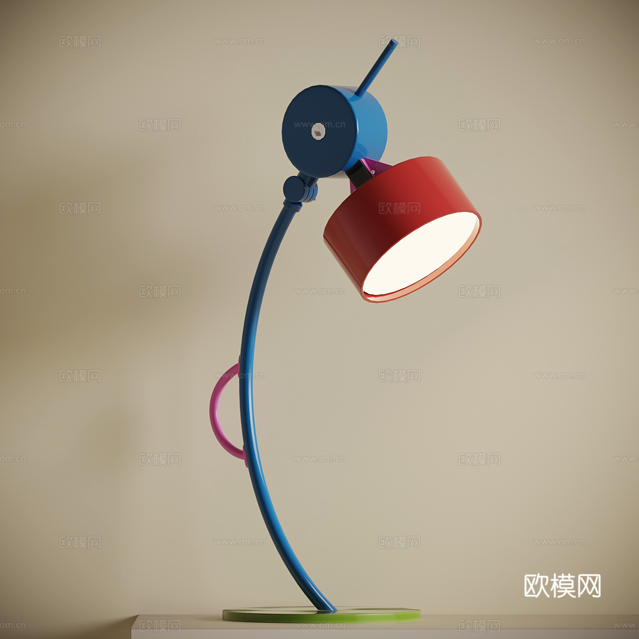 多巴胺台灯su模型