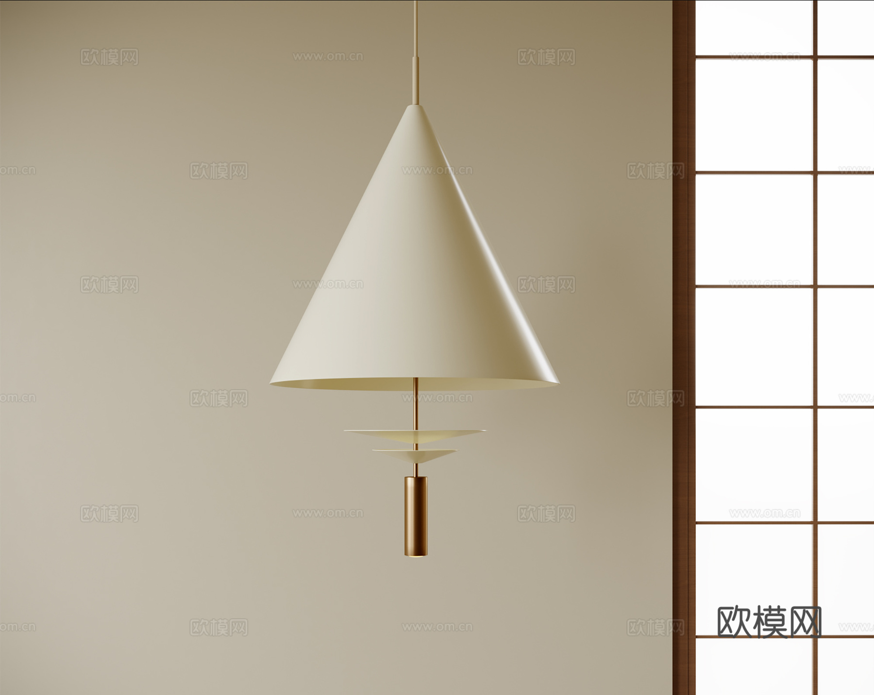 现代吊灯 餐厅吊灯su模型