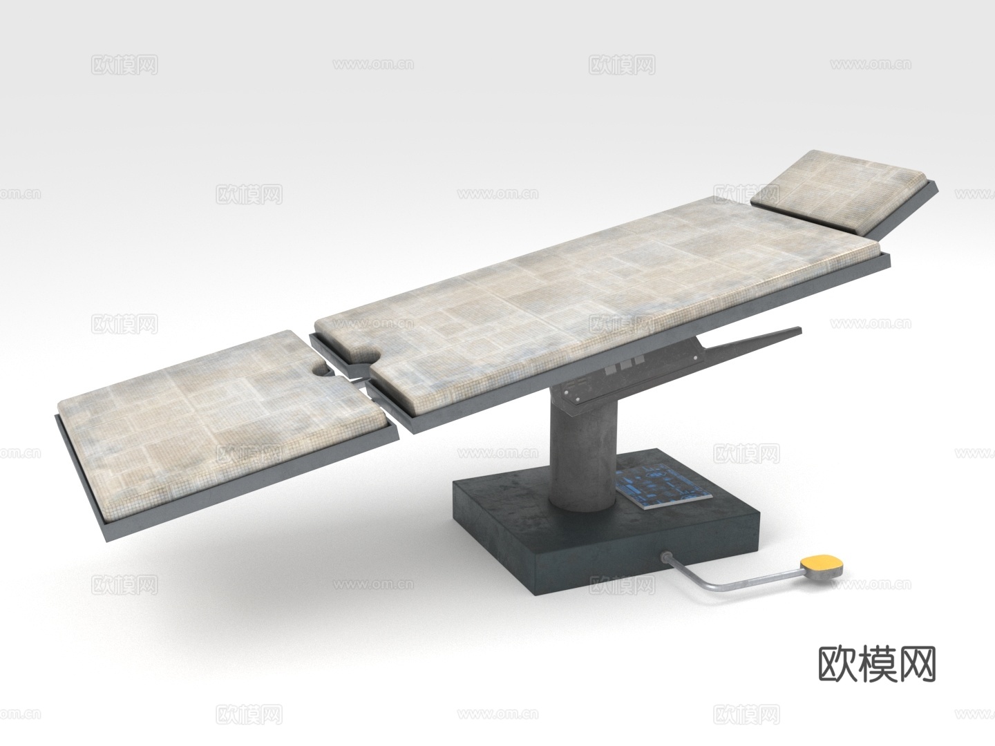 手术床 医用床 检查床 调节床 医疗床3d模型下载（渲染图1）