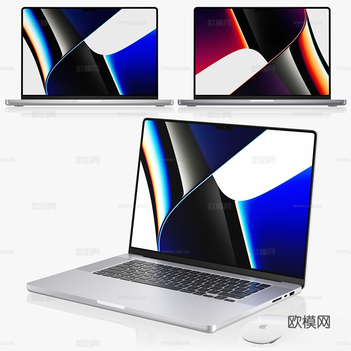 Apple MacBook Pro 16 英寸 20213d模型下载