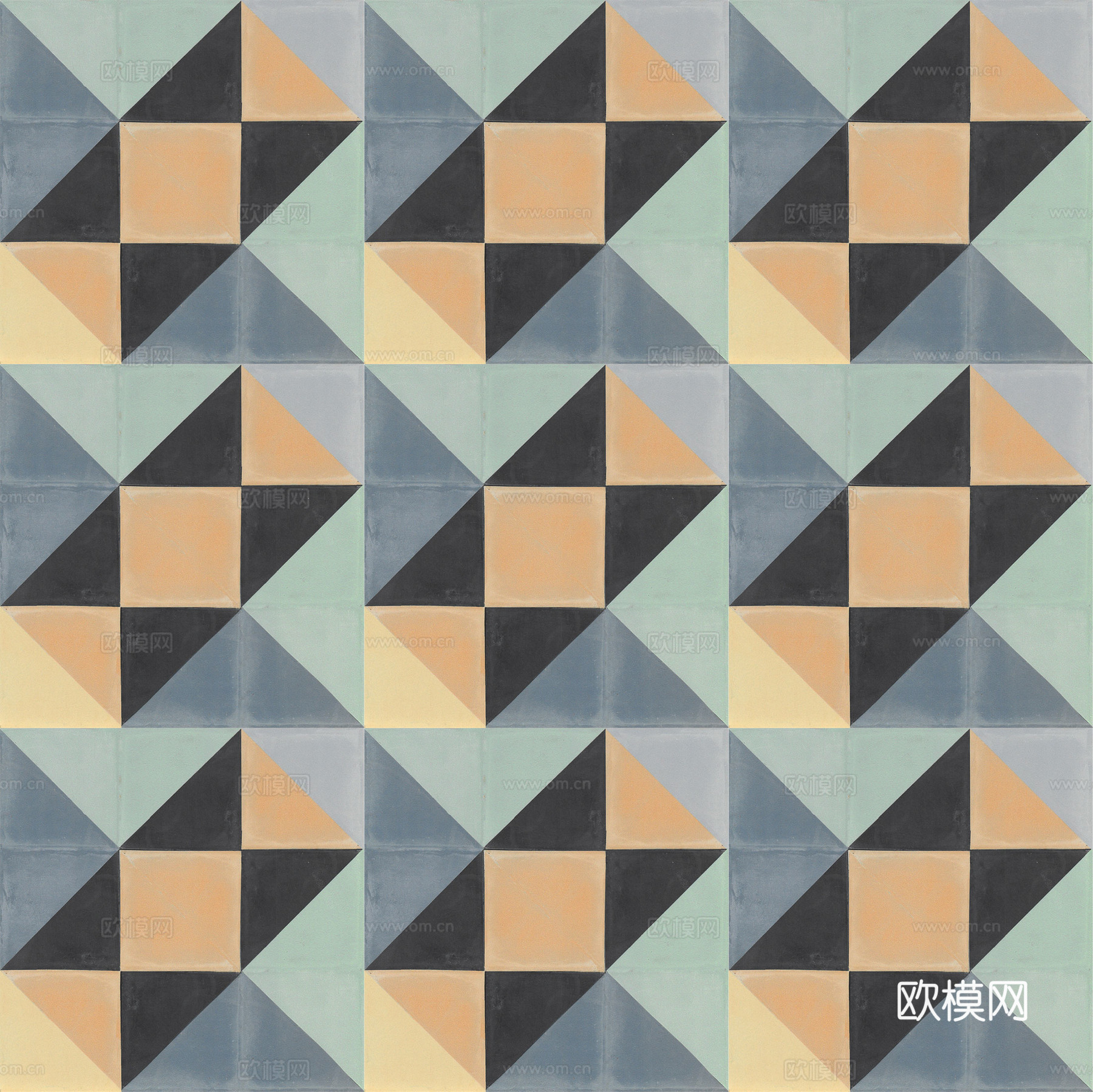 现代几何花砖  小花砖 厨卫地砖瓷砖