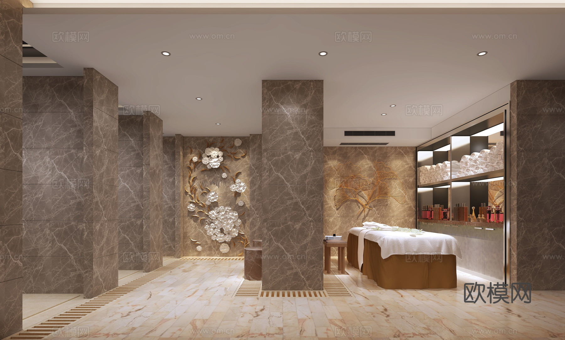 现代浴室澡堂3d模型下载