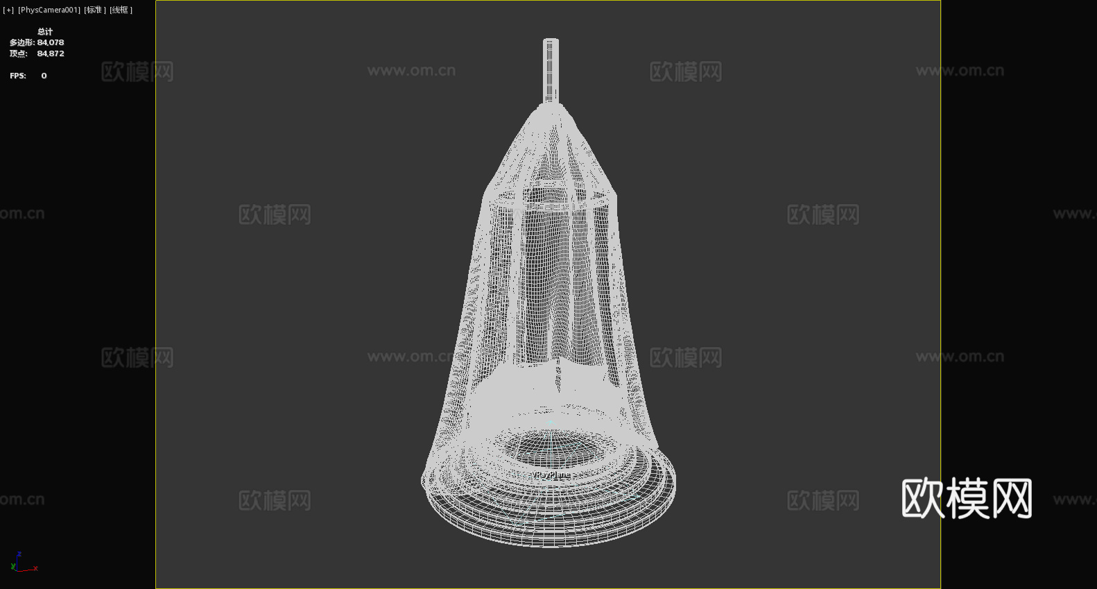 圆床 吊床 帐篷床 休闲床 圆形床3d模型下载（渲染图6）