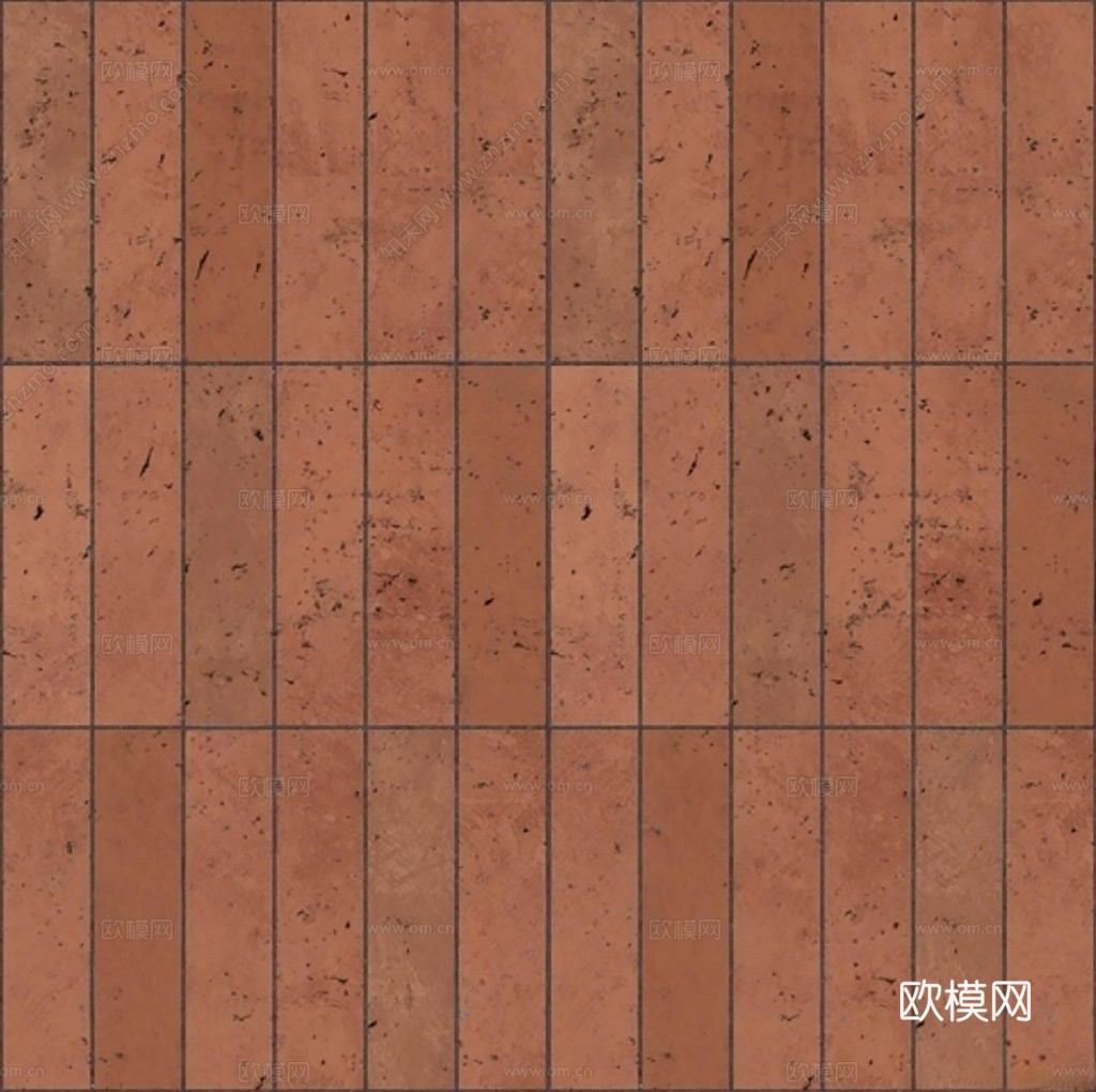 复古侘寂中古红色仿古砖墙砖