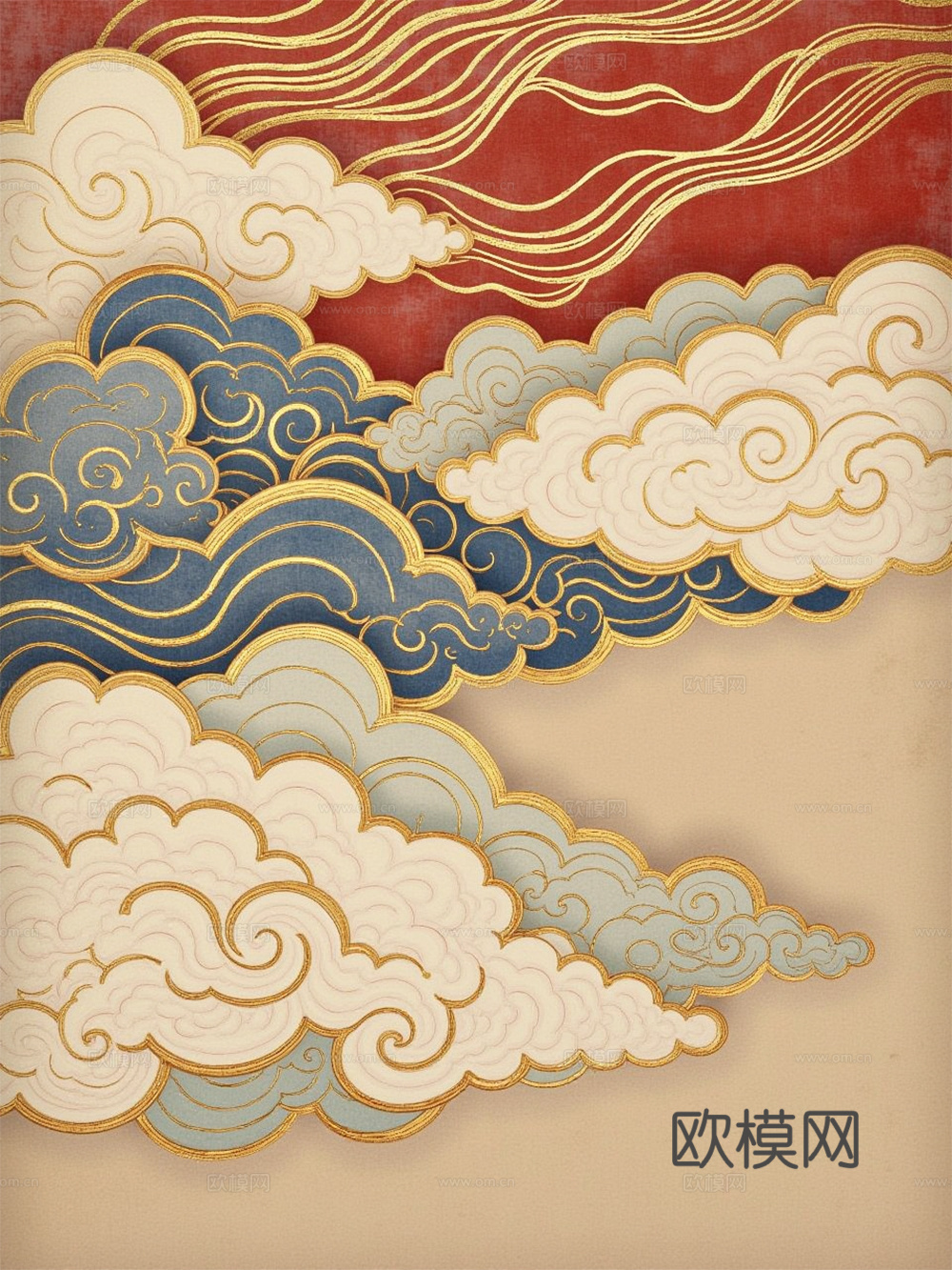 中式祥云 纹样